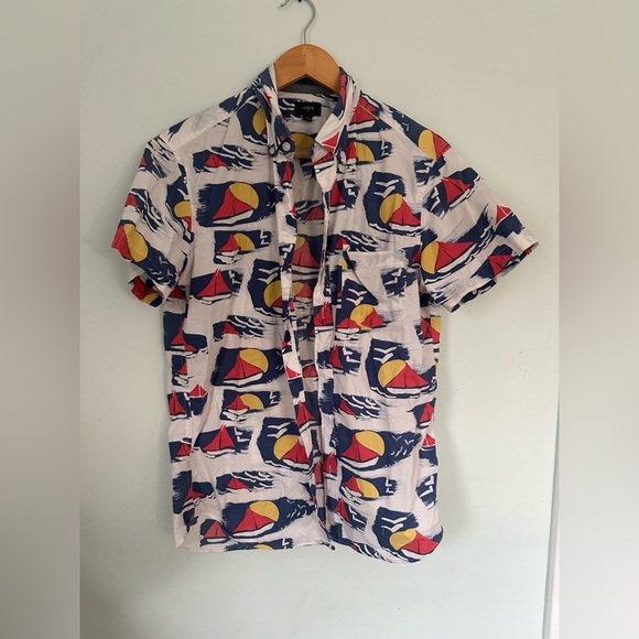 Jcrew vintage print shirt - Picture 2 of 5